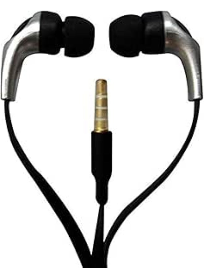 In-Ear Stereo Wired Headphones with Microphone -black - Image 1