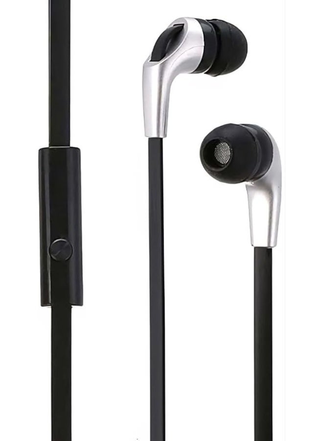 In-Ear Stereo Wired Headphones with Microphone -black - Image 2
