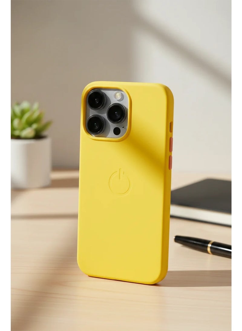 ثلاث ارباع جراب iPhone 13 الفاخر متوافق مع ماج سيف - ملمس سيليكون ناعم وألوان عصرية - Image 3