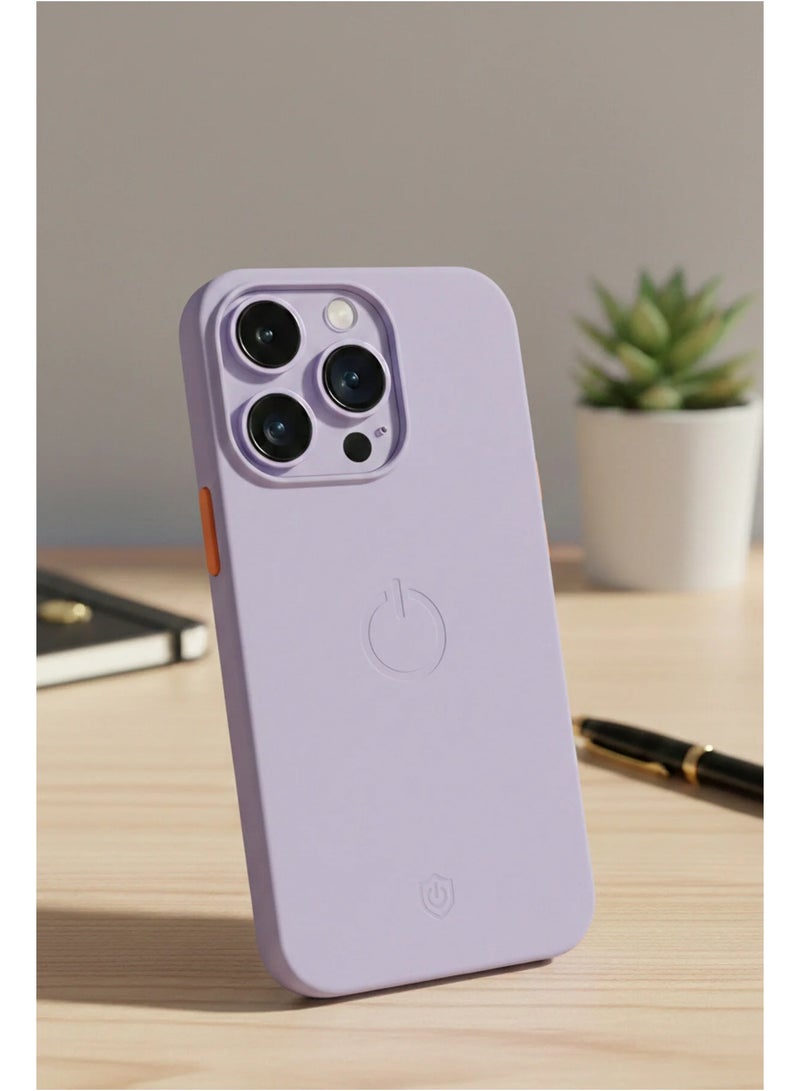 ثلاث ارباع جراب iPhone 13 الفاخر متوافق مع ماج سيف - ملمس سيليكون ناعم وألوان عصرية - Image 2