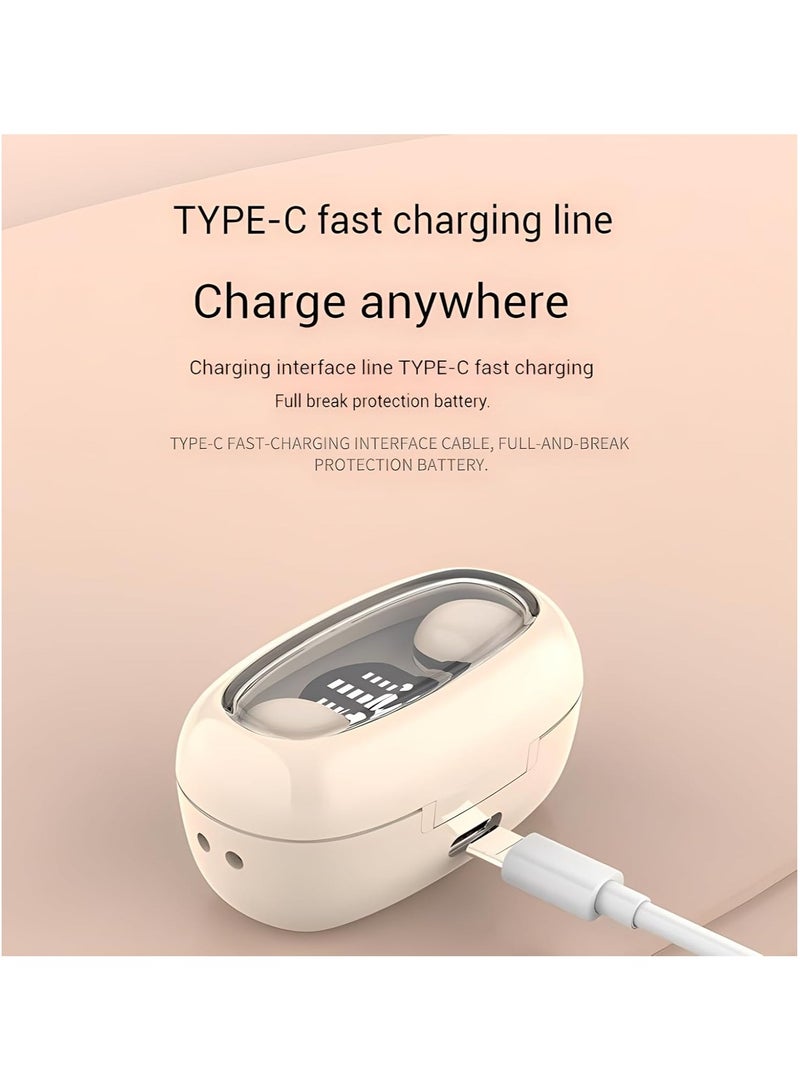 SYOSI Noise Cancelling Earbuds for Sleep, Smallest Invisible Mini Earbuds, Low Profile MicroTiny Discreet Hidden Earbuds for Work, Small Headphones, Invisible SleepWireless Earphone forSmall EarCanals - Image 4