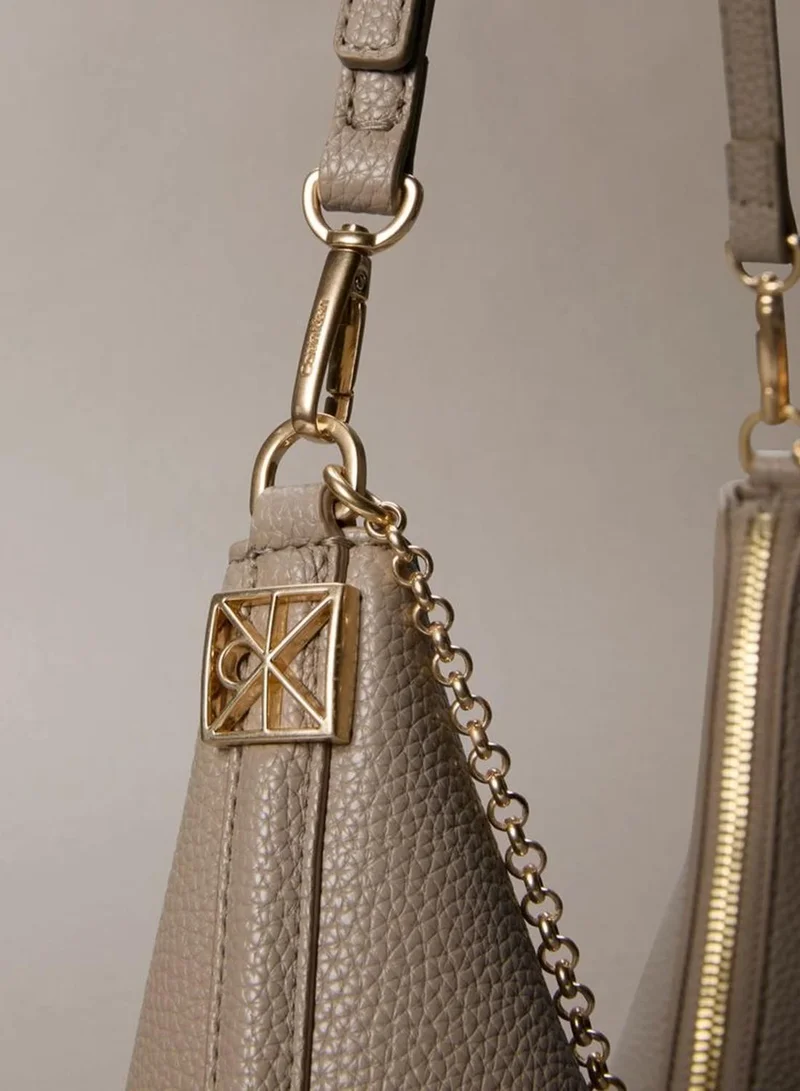 Calvin Klein  Pebbled Jewellery Chain Hobo Bag for Women | Best Price UAE