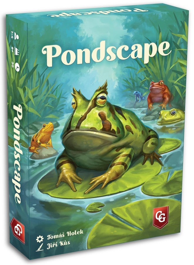Capstone Games Pondscape, Cozy Family Strategy Card Game for Kids and Adults - for 1-4 Players, Ages 8+ - Family Games Night Essential - Image 1