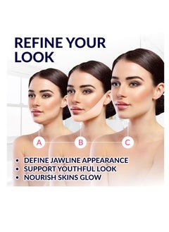 Stylia Stylia Double Chin Mask - V Line Chin Strap - Lifting Collagen Face Mask with Hyaluronic Acid & Aloe Vera - Face Lift Tape Jawline Shaper - Self Care Gifts for Women - Face Masks Skincare - 7PC  - Image 4