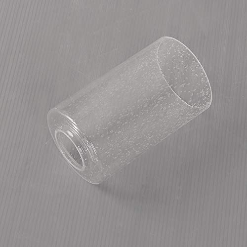 Voguad Seeded Glass Lamp Shade 3 Pack, Clear Cylinder Glass Shade for Light Fixture Replacement Globe for Pendant Light Wall Sconce Chandelier, 1 5/8 inch Fitter - Image 5