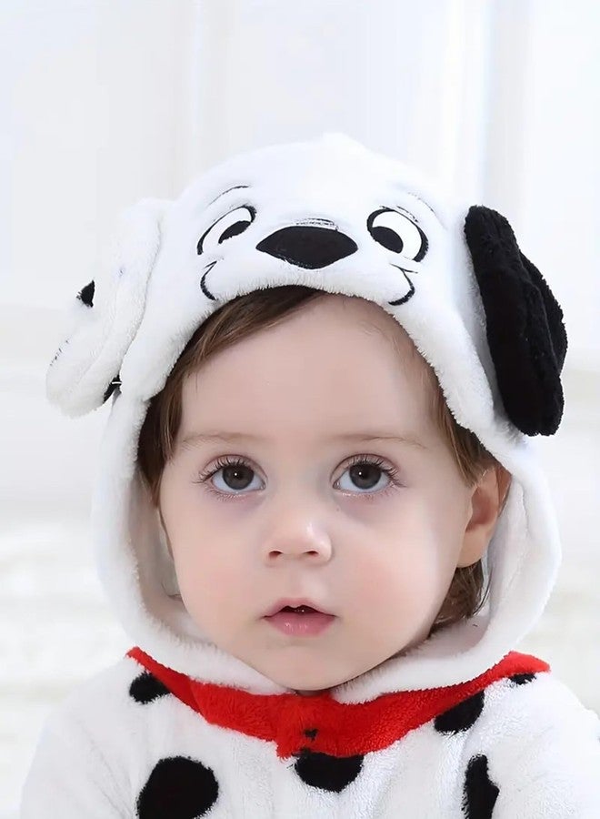 DarkCom Unisex Baby Animal Onesie Toddler Hooded Romper Halloween Cosplay Dalmatian Costumes Kids' Christmas Gifts 3-6 Months - Image 4