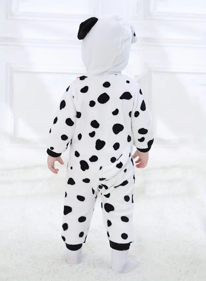 DarkCom Unisex Baby Animal Onesie Toddler Hooded Romper Halloween Cosplay Dalmatian Costumes Kids' Christmas Gifts 3-6 Months - Image 5