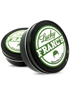 Lucky Franc's Oil Based Hair Pomade - 1920's style. Medium Hold - Med. Shine. Pompadour Undercut Contour Rockabilly Comb Over Quiff Greaser Slick Back G-Eazy Style 50's styles. Handmade in the USA  - Image 1