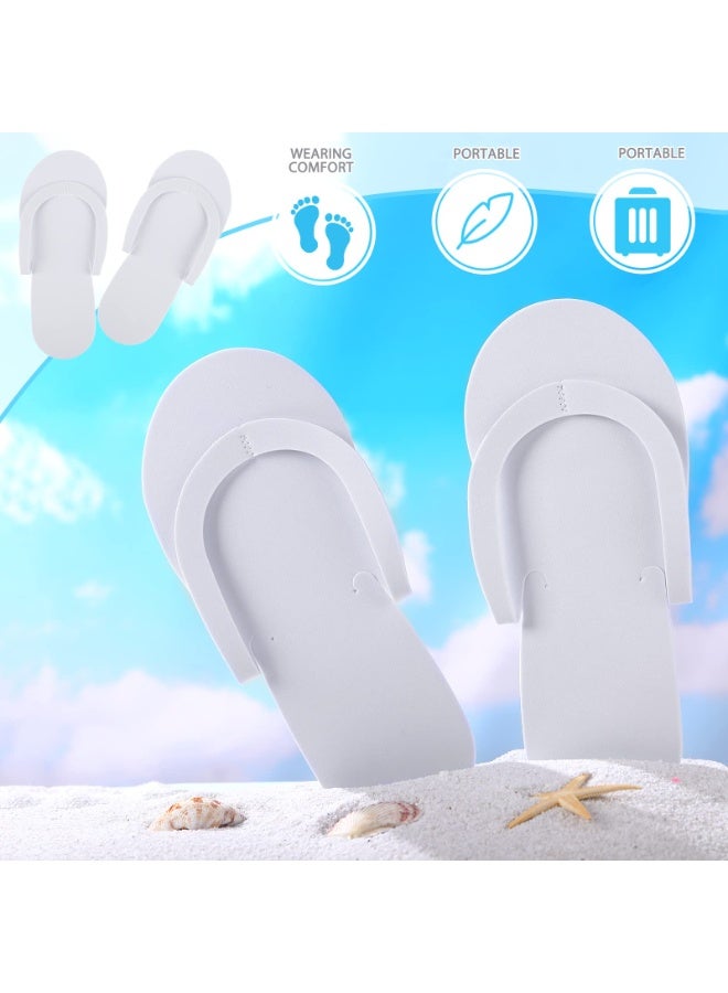 90 Pairs Disposable Pedicure Slippers Foam Disposable Flip Flops Kit Spa Pedicure Sandals for Guests Women Men Girls Foot Nail Salon Party Supplies Wedding Shower Favors - Image 4