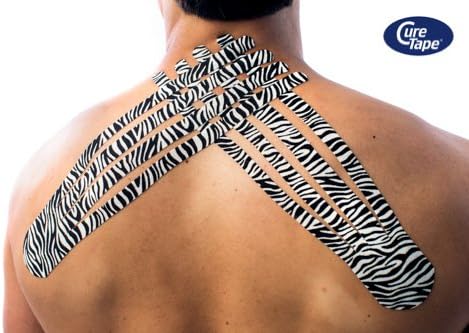 CureTape Art Kinesiology Tape for Body Pain Elastic Therapeutic Waterproof Athletic LongLasting Medical Kinesiotape - Image 3