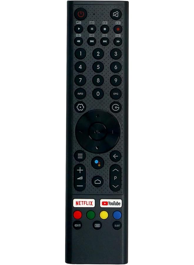 ELTRAZONE Replacement Remote Control Compatible with ClassPro, ChanGhong, Star X, Aiwa, Aftron, and Orca Smart TVs – Easy Setup, Durable Build, No Programming Required - Image 1
