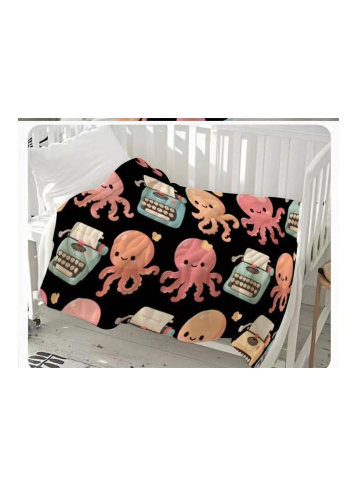 general Children's or student cartoon flannel thin blanket (warm and comfortable, suitable for sleep, games) 100cm*150cm - 1000 - Image 3