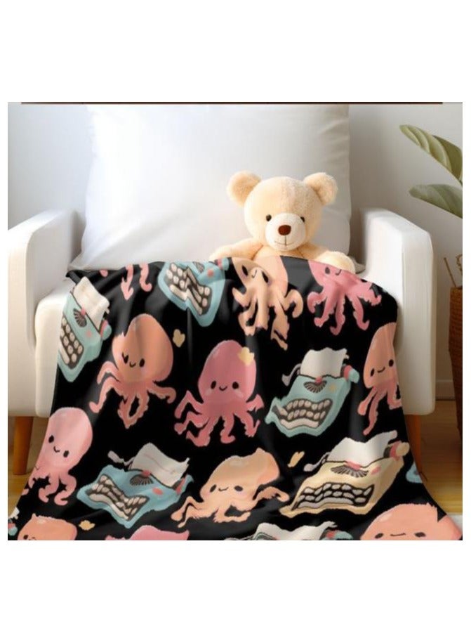 general Children's or student cartoon flannel thin blanket (warm and comfortable, suitable for sleep, games) 100cm*150cm - 1000 - Image 5