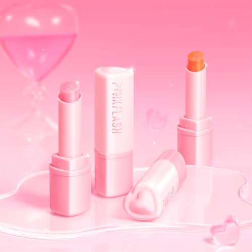 Pinkflash Color Reviving Lip Balm – OR01 Sunset Orange | pH-Activated Tint | Hydrating & Glossy Finish | Long-Lasting | Non-Sticky | Everyday Natural Lip Color - Image 3