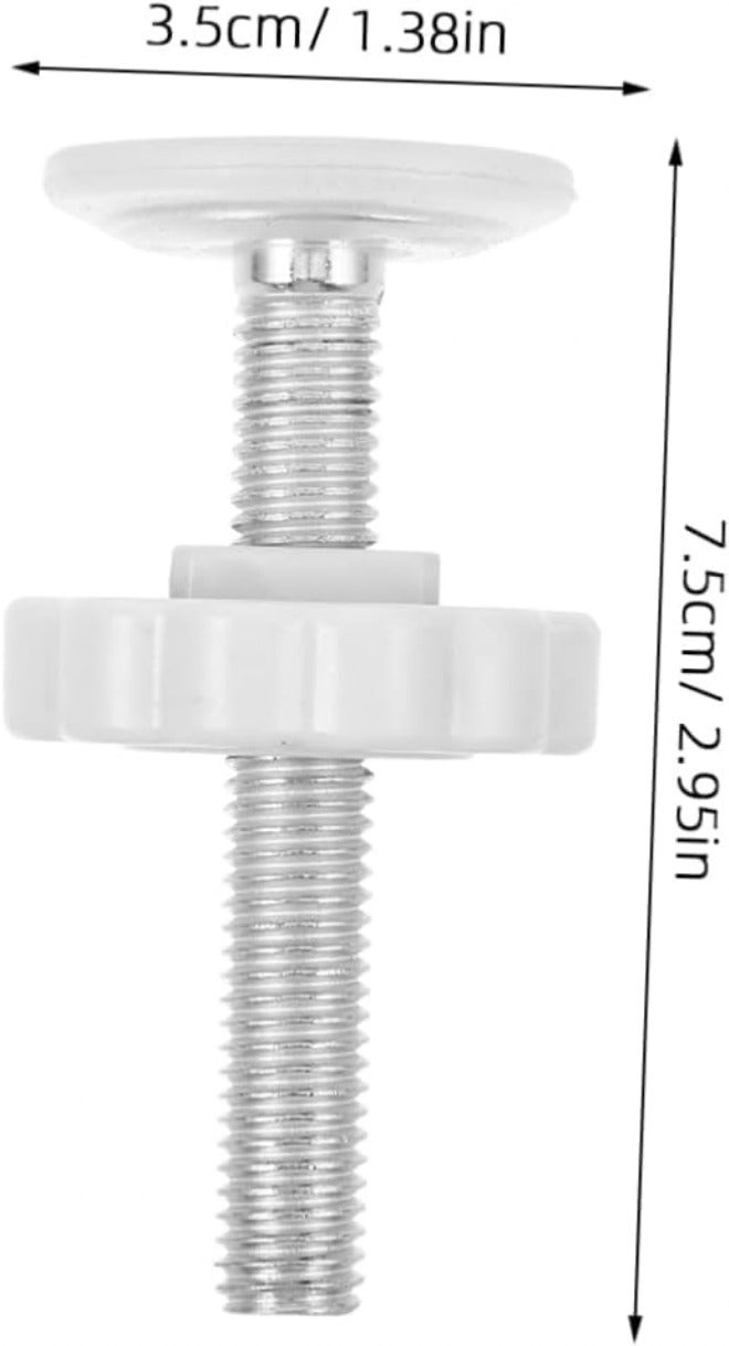 Toyvian Threaded Spindle Rod for Gate and Pet Gate Replacement Parts Pressure Mounting Rod Easy Installation No Drilling Compatible and Pet Barriers - Image 2