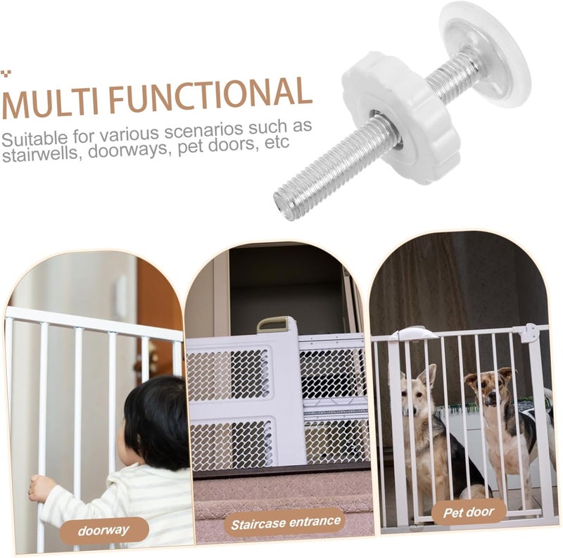 Toyvian Threaded Spindle Rod for Gate and Pet Gate Replacement Parts Pressure Mounting Rod Easy Installation No Drilling Compatible and Pet Barriers - Image 3