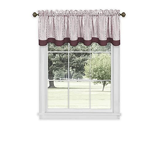 Achim Home Furnishings Westport Valance 58 x 14 Burgundy