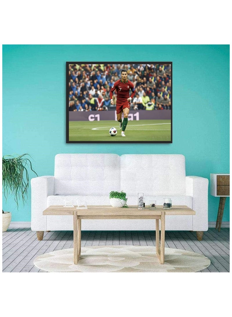 CR7 Cristiano Ronaldo 1000 puzzle pieces, Cristiano Ronaldo puzzle, colorful tabletop puzzle, beautifully decorated puzzle pieces, perfect collection - Image 3