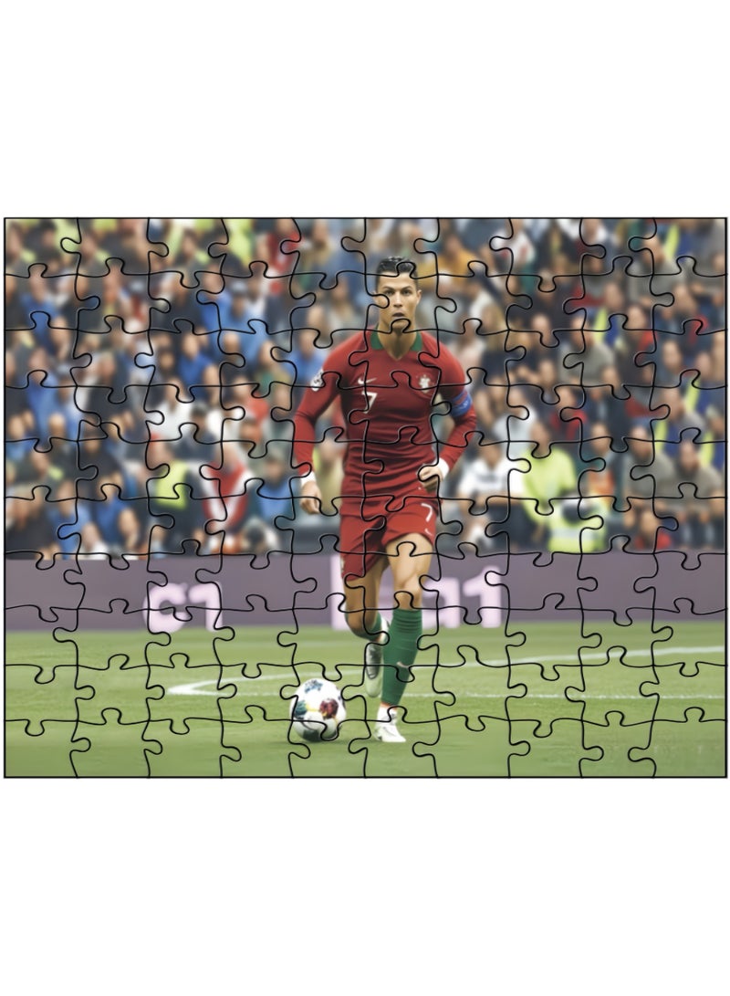 CR7 Cristiano Ronaldo 1000 puzzle pieces, Cristiano Ronaldo puzzle, colorful tabletop puzzle, beautifully decorated puzzle pieces, perfect collection - Image 5