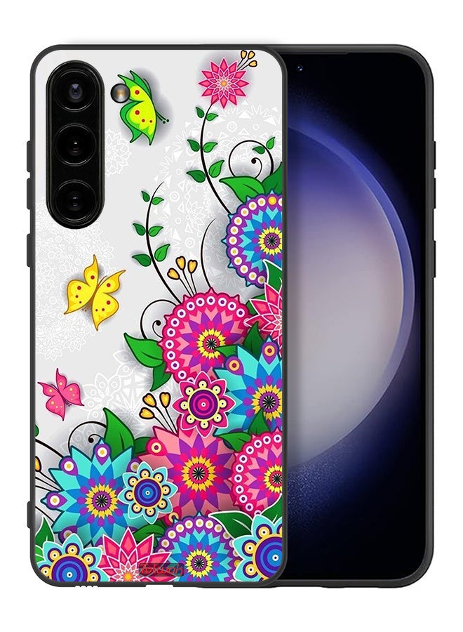 Tolwak Samsung Galaxy S23 5G Protective Case Cover Mandala Flowers - Image 2
