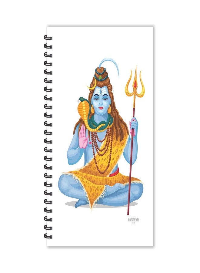 ESCAPER Lord Shiva Notebook | Ruled A5 Size 5.5 x 8.5 inch Notebook | Shiv Notebook | Devotional Notebook | God Notebook | Diary for Office | Diary for Gift - Image 1