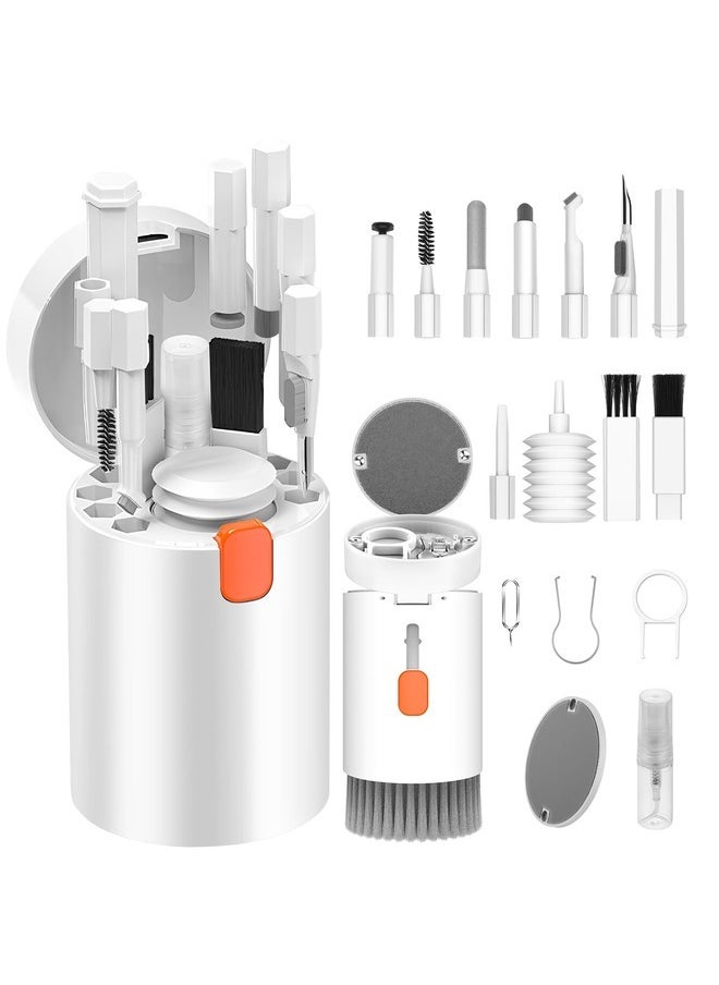 Eleish Multifunctional Cleaner Kit for Electronic Devices, Keyboard Cleaning Brush, Headphones Cleaner Kit for AirPods, Multi-Tool for Cleaning Laptop, Keyboard, Earbuds, Camera, Cellphones  ( 20 in 1 )  - Image 1