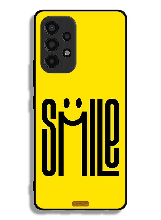 Tolwak Samsung Galaxy A53 5G Protective Case Cover Smile Art - Image 1