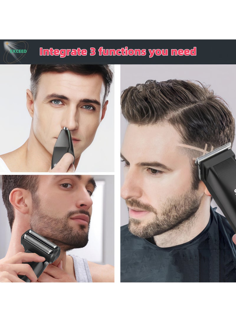 Exceed Bodygroom,Showerproof Groin & Body Trimmer,Hypoallergenic Blades,Electric Trimmer,echargeable Waterproof Wet,Hair/ Bread/ Nose/ Ear/ Body Trimmer,Maintenance-Free Blades,Electric Hair Clipper - Image 2