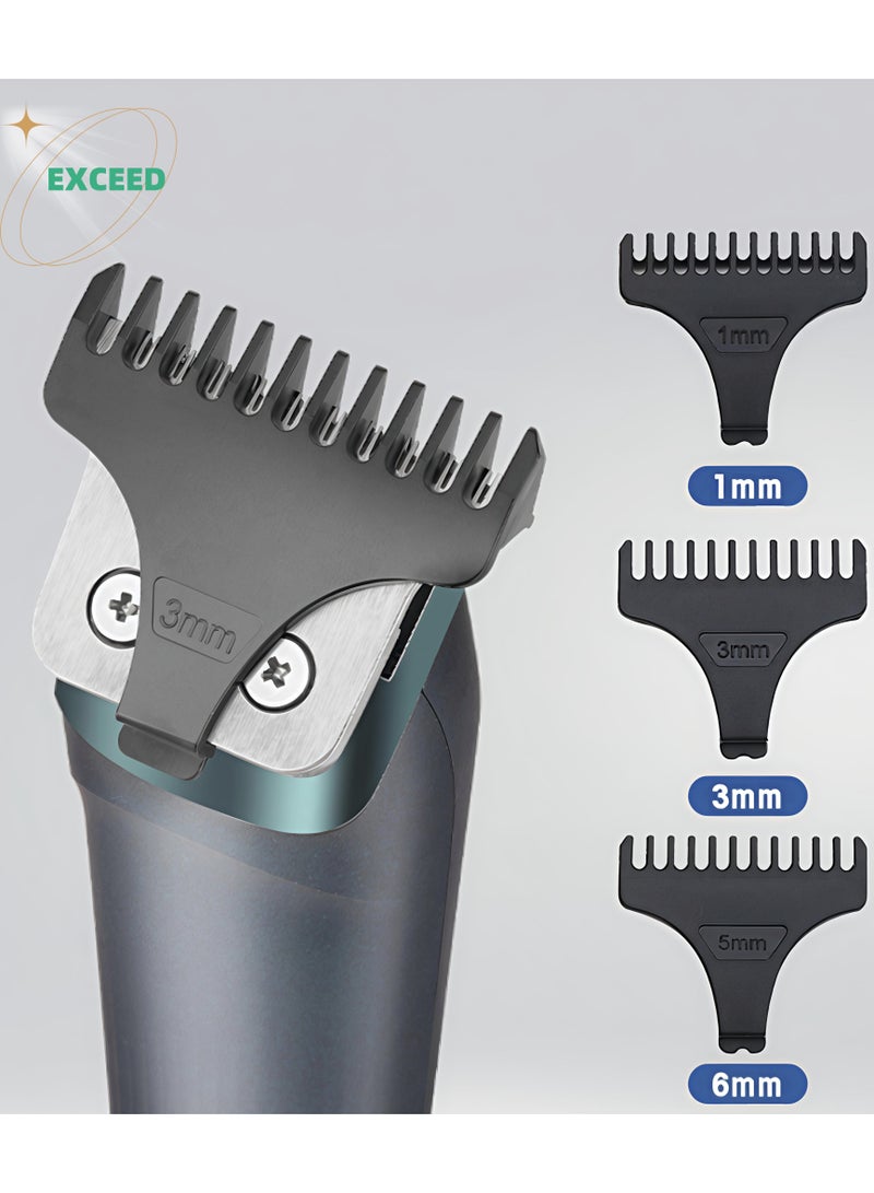 Exceed Bodygroom,Showerproof Groin & Body Trimmer,Hypoallergenic Blades,Electric Trimmer,echargeable Waterproof Wet,Hair/ Bread/ Nose/ Ear/ Body Trimmer,Maintenance-Free Blades,Electric Hair Clipper - Image 4