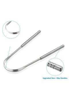 MJZ 3PCS Tongue Cleaner with Storage Case, Portable Tongue Sc, Stainless Steel Oral Tongue Cleaners, Easy to use Tongue Scrapers for Adults Kids, Professional Tongue Scrapers for Fresher Breath in Seconds  - Image 3