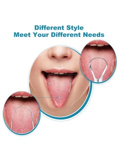 MJZ 3PCS Tongue Cleaner with Storage Case, Portable Tongue Sc, Stainless Steel Oral Tongue Cleaners, Easy to use Tongue Scrapers for Adults Kids, Professional Tongue Scrapers for Fresher Breath in Seconds  - Image 5