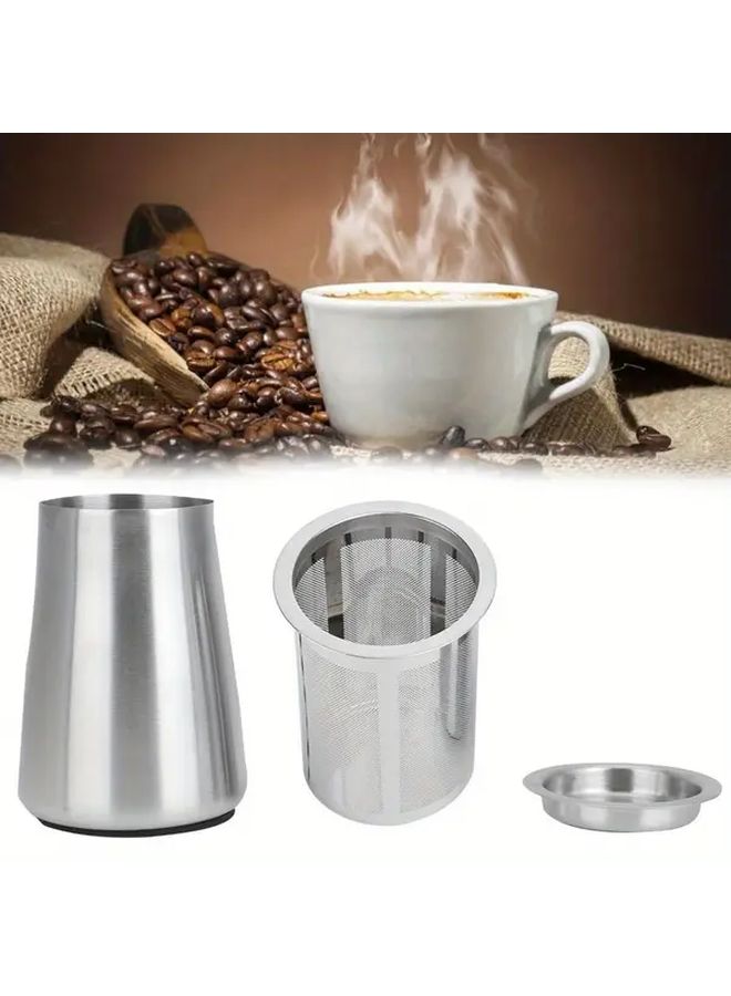 Stainless Steel Coffee Powder Sifter Cup Mini Filter Coffee Accessories Smelling Cup Style1 - Image 1