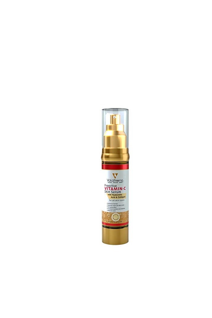 VOLAMENA WITH DEVICE Proactive Vitamin C Serum for Face 50ml Anti Aging Enhances Fairness Reduces Scars - Image 1