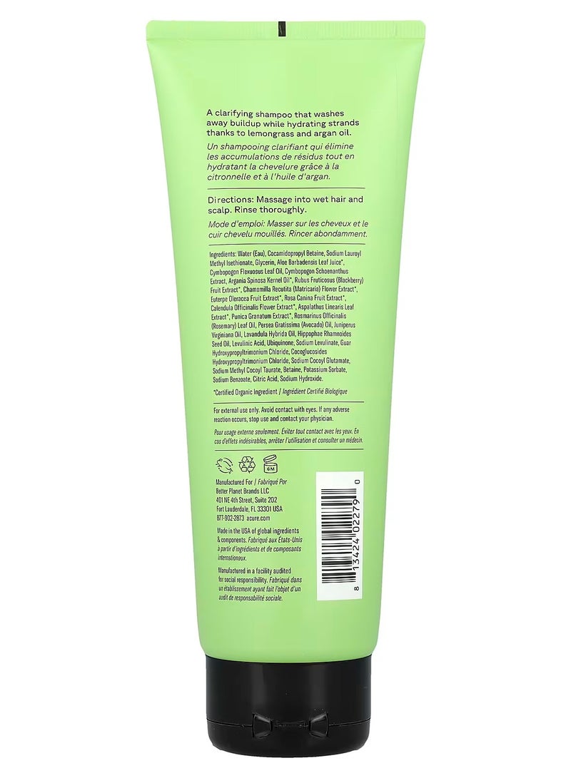 Acure شامبو توضيحي فضولي، عشب الليمون وزيت الأركان، 8 أونصة سائلة قد يختلف التعبئة - Image 5