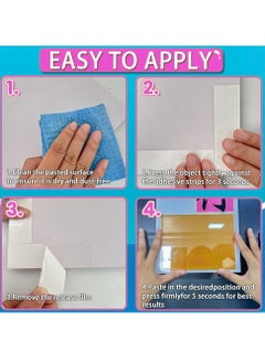 Oasisgalore Double Sided Wall Mounting Dot Tape: Heavy-Duty, Removable, with Velcro & Sticky Dot Tape.  - Image 4