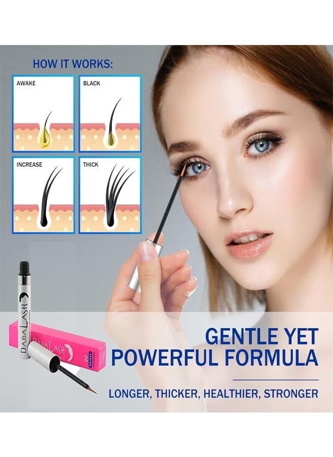 Dabalash - Professional Eyelash Enhancer For Women and Men, Promote New Eyelash Growth and Strengths Existing Hairs For Impressive Looking Eyes In Weeks, Easy To Apply and Safe For Use Around The Eyes - Image 1