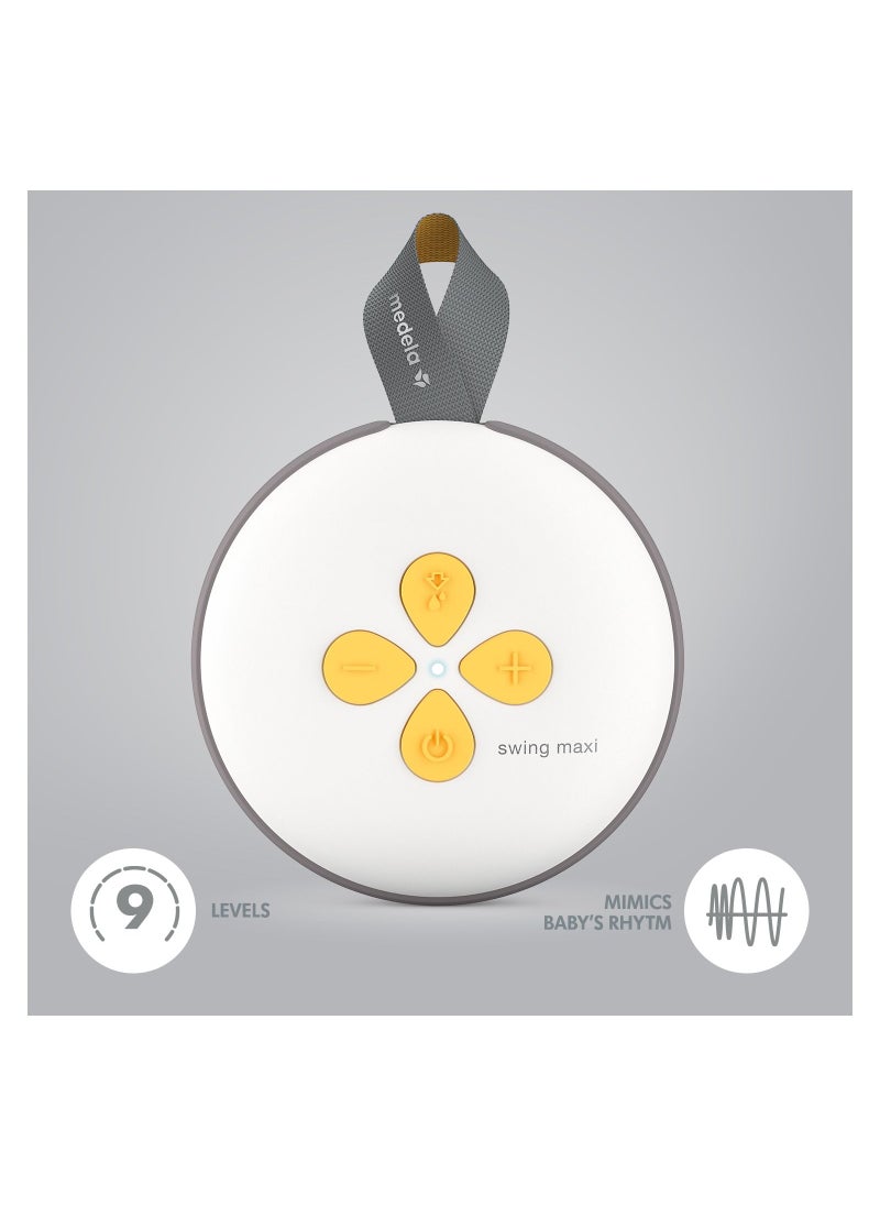 مضخة الثدي الكهربائية المزدوجة سوينغ ماكسي من ميديلا - قابلة للشحن عبر USB، المزيد من الحليب في وقت أقل، تتميز بدروع PersonalFit Flex وتقنية Medela 2-Phase Expression - pzsku/Z696EA050CD6A0F18D4E1Z/45/_/1694433972/9c2bfa50-22ea-4e3d-97c4-c887632de825