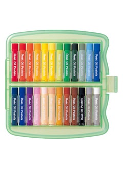 Pentel Pentel Large Stick Oil Pastels 24-Pieces Set in PP Case  - Image 2