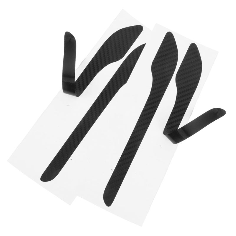 Carbon Fiber TPU Door Handle Protector Stickers 4Pcs for Model Y Anti Scratch - Image 2