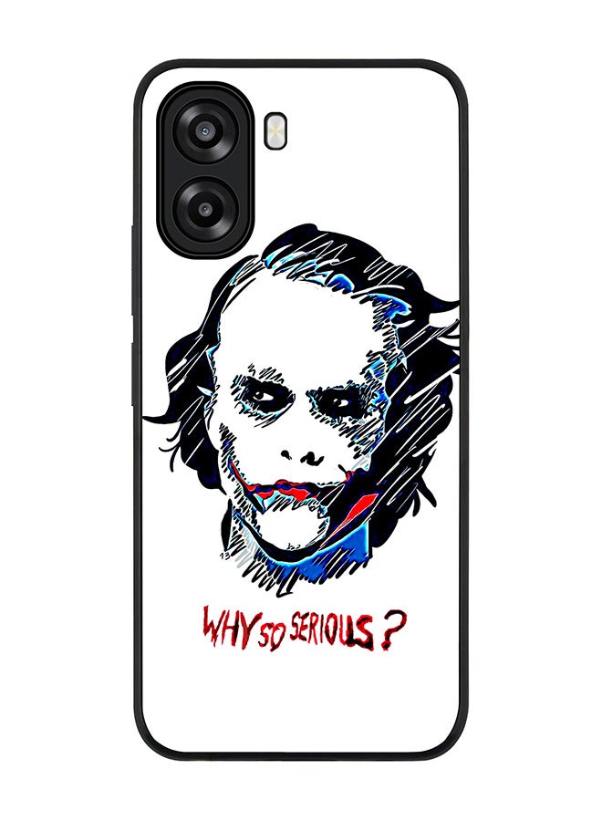 Stylizedd For Oppo A6t 5G / A6t 4G Case,Slim fit Camera Protection, Shockproof Thin Phone cover  - Why So Serious - Image 1