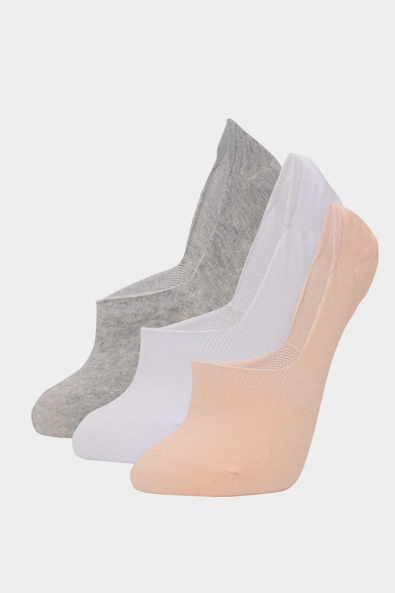 ديفاكتو Woman Basic 3 piece Babet Socks