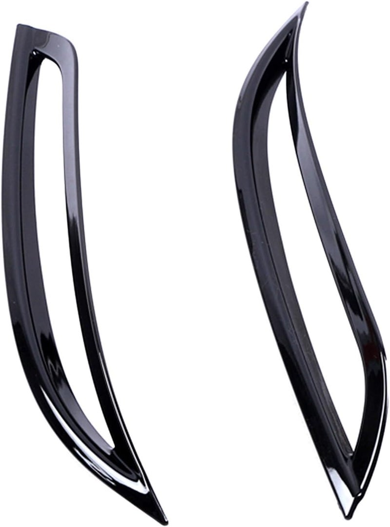 QASULER Carbon Fiber Fog Light Trim for Tesla Model 3 - Image 4