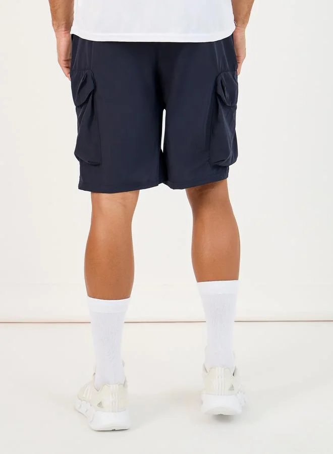 ستايلي 7inches Quick Dry Woven Cargo Shorts with Drawstring