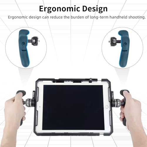 Nitze Side Handle Kit with Rosette for ARRI 360 Adjustable Left and Right Side Handles for SmartphoneiPadMonitorCamera Cages PA32A - Image 3