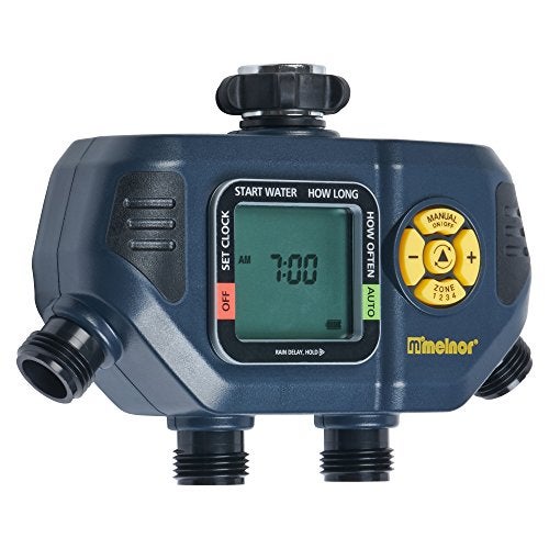Melnor 65140AMZ 4 Zone Digital Timer, Black, Yellow - Image 5