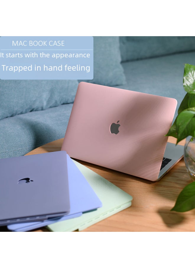 Generic - Mac Case 14pro Air 13-inch Laptop Shell Macbook Protective Cover Case 16-inch Digital Computer/macbook Protective-Color:Grapefruit Red (60 Sets Minimum Order)-Applicable Model:Hollow Out 13.6Air(A2681/A3113) - Image 1