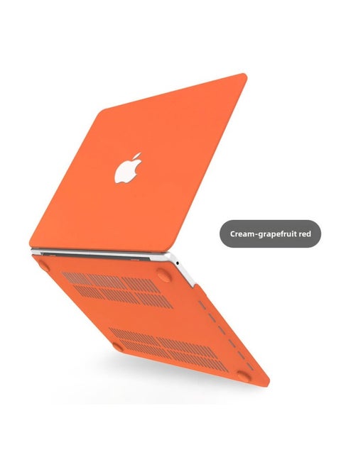 Mac Case 14pro Air 13-inch Laptop Shell Macbook Protective Cover Case 16-inch Digital Computer/macbook Protective-Color:Grapefruit Red (60 Sets Minimum Order)-Applicable Model:Hollow Out 13.6Air(A2681/A3113)