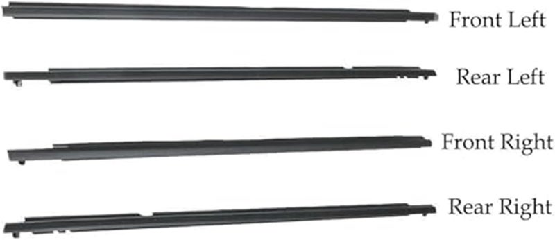 Vuzmode Window Door Seals for Toyota Corolla 2009-2012 - Image 4