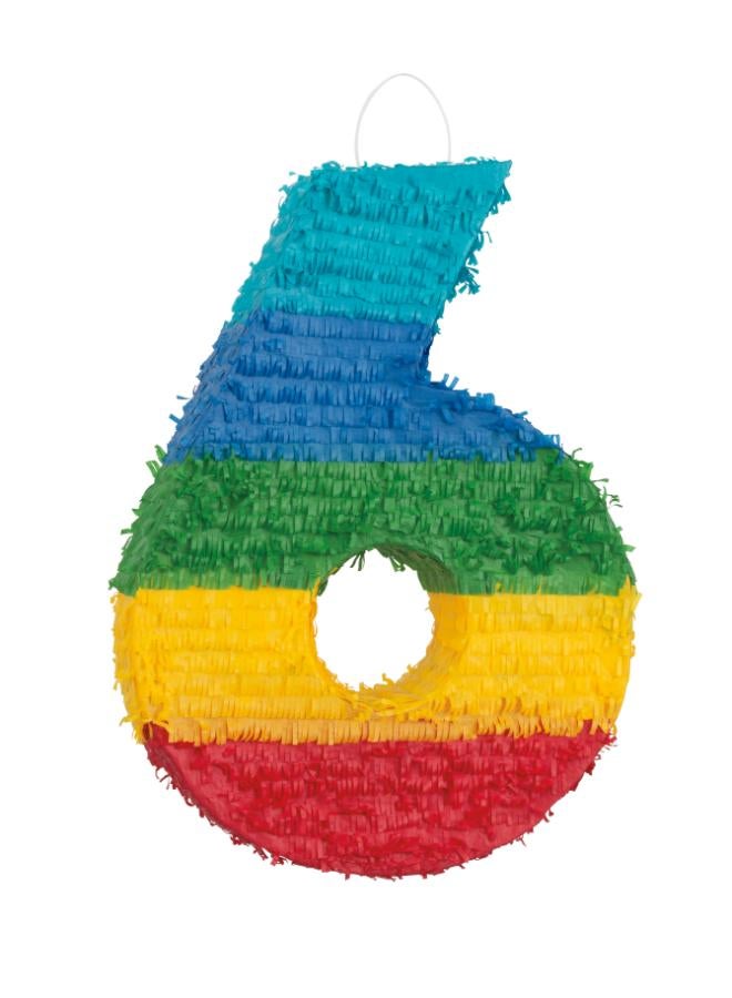 Unique Number 6 Pinata - Image 2