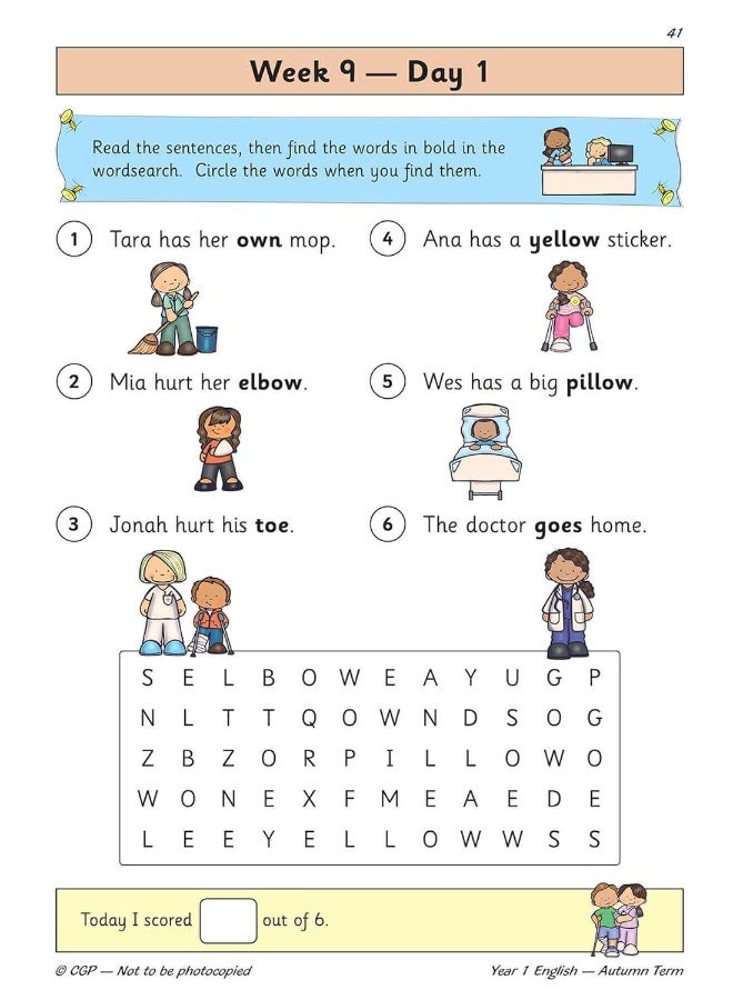 KS1 English Year 1 Daily Practice Book: Autumn Term - Image 5